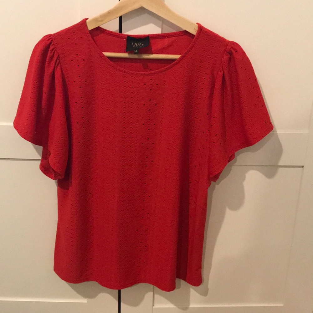 Beautiful red blouse